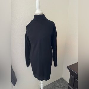 Black sweater dress